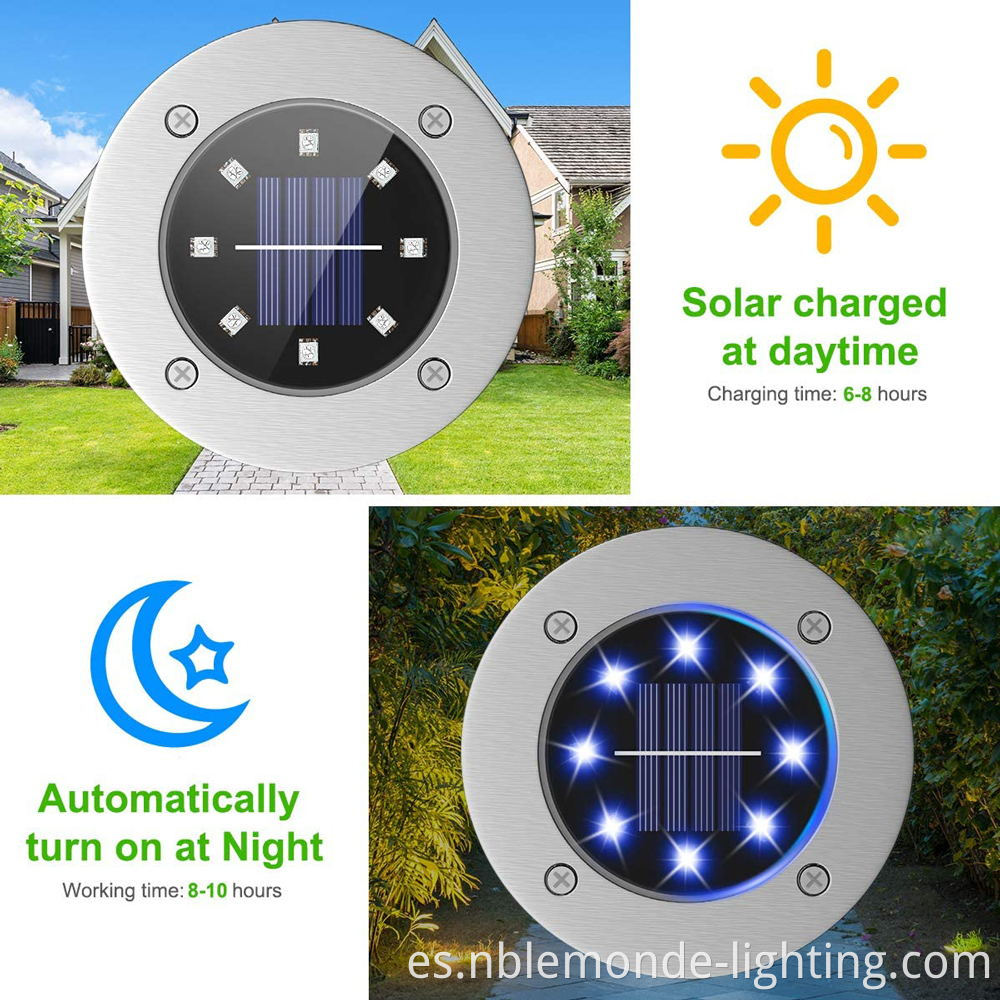 Sustainable solar disk light